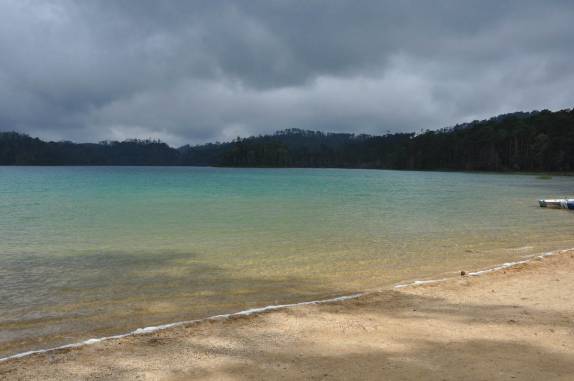 A laguna Montebello, na região de Comitan, em Chiapas, no sul do México, fronteira com Guatemala